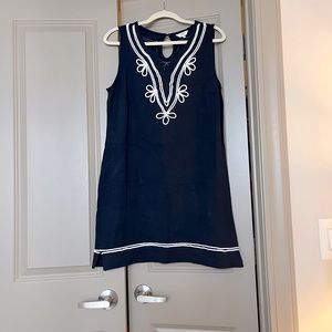 Navy Blue Shift Dress
